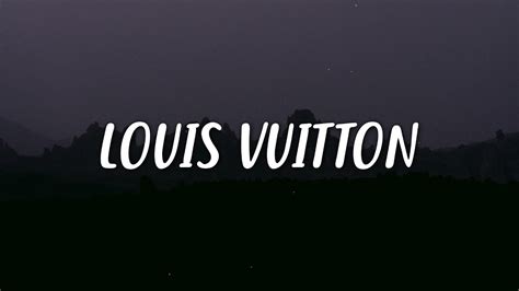 louis vuitton tekst|Aitch .